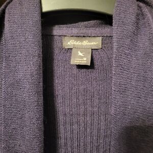 EDDIE BAUER Merino Blend Shawl Collar Cardigan